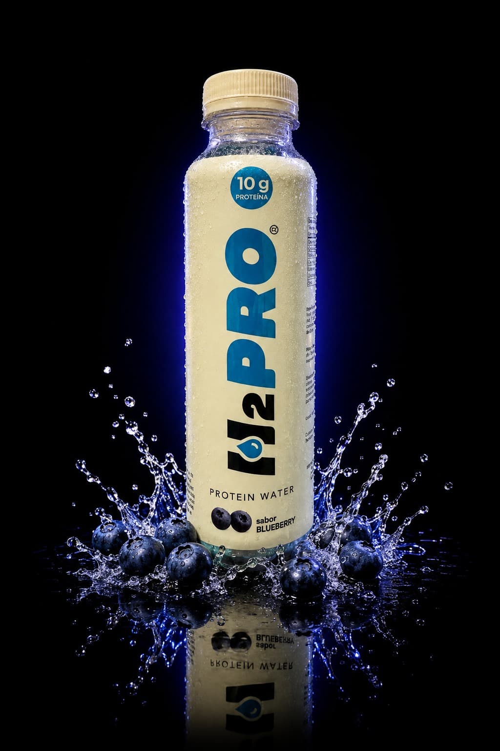 Botella H2PRO sabor Blueberry